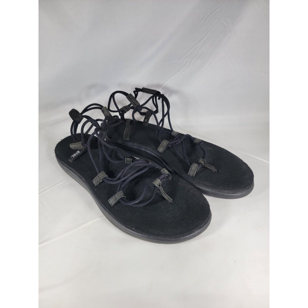 Teva Voya Infinity Womens Size 10 Black Beach Walking Outdoor Gorpcore Sandals
